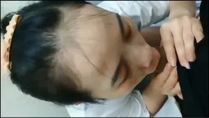 Bồ quảng nam lén lút bú bú cho anh yêu trong phòng tắm